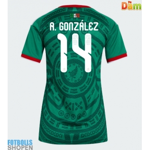 Billiga Mexiko Armando Gonzalez #14 Hemmatröja Dam VM 2026 Kortärmad